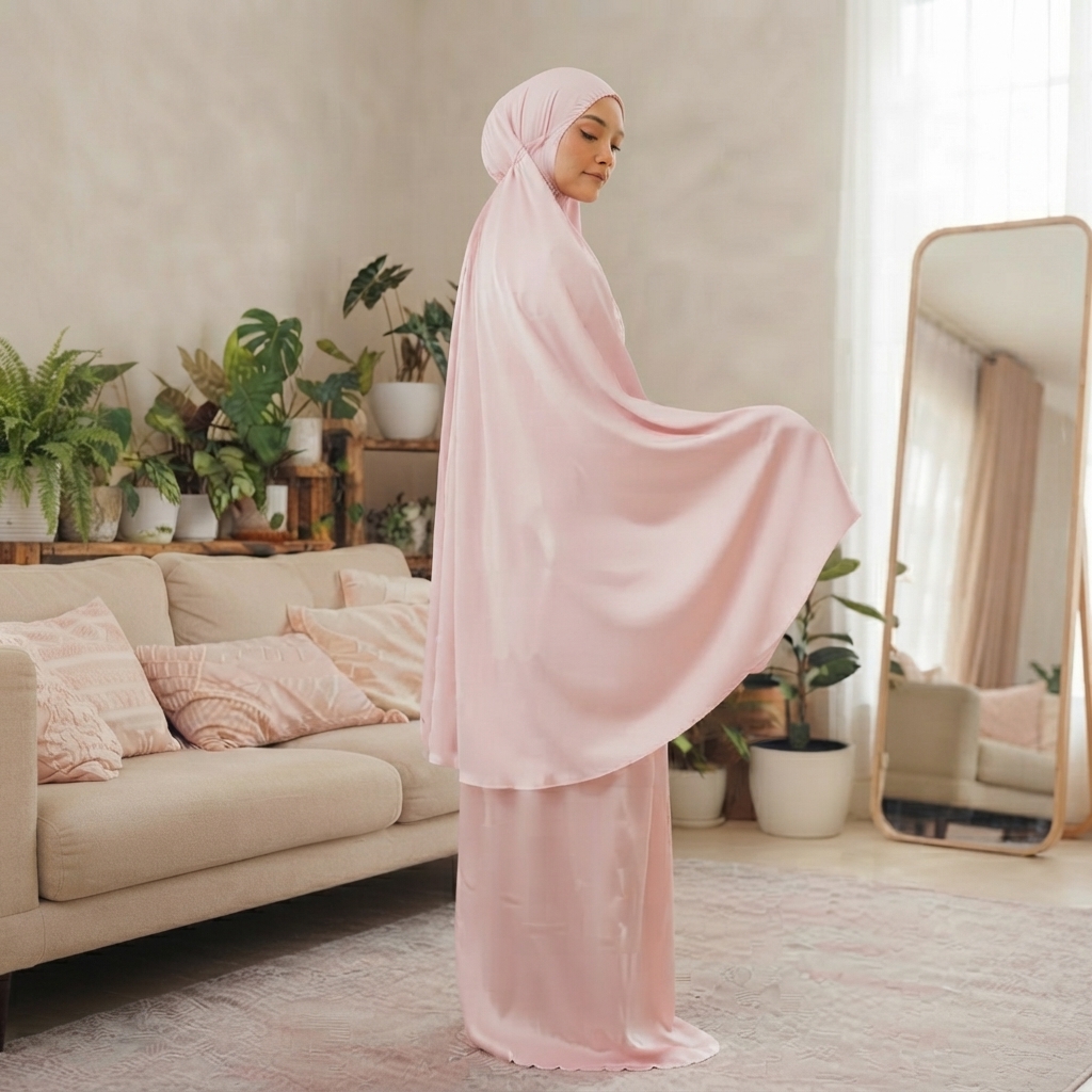 Laser Cut & Ultrasonic Hijab Mukena